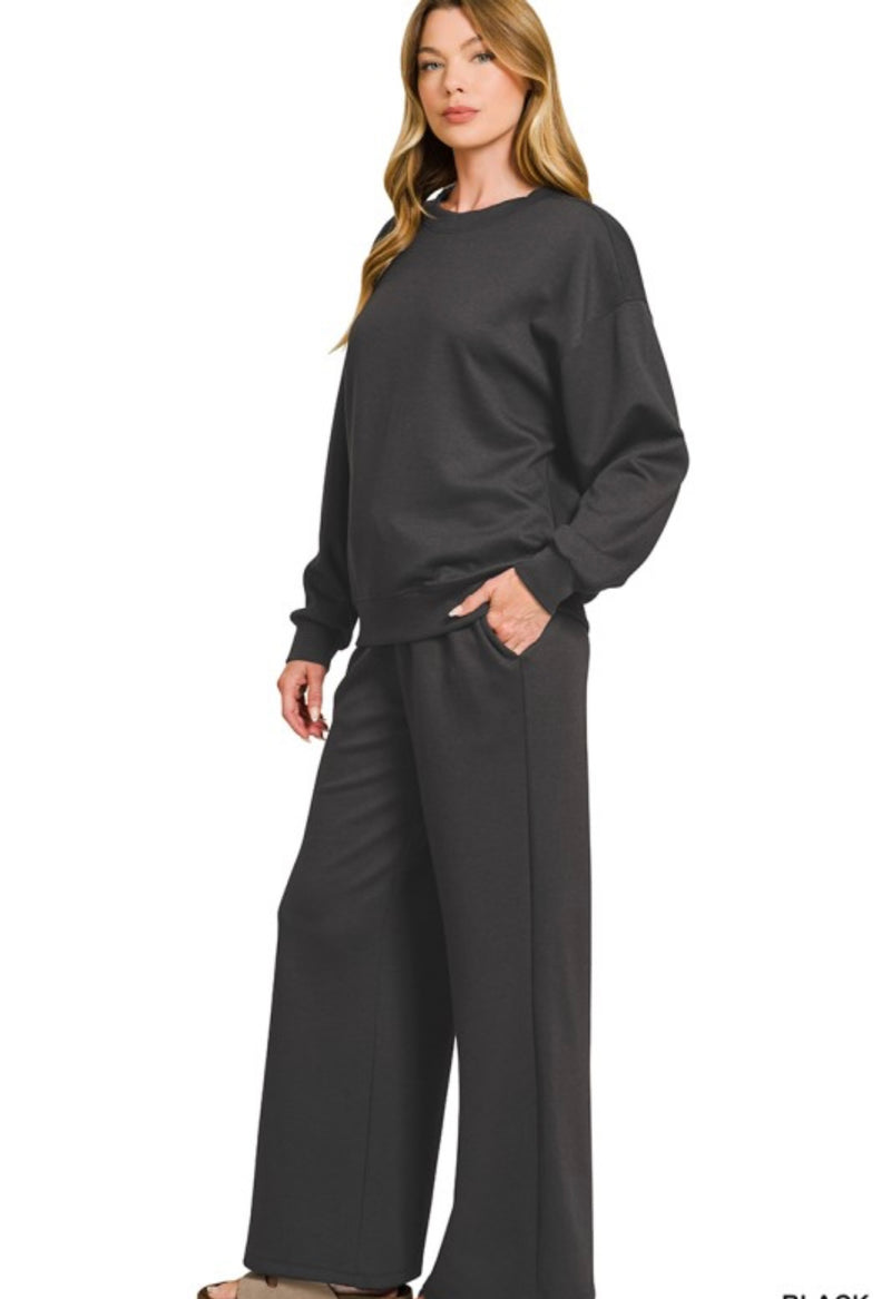 All You Need Sweatsuit | Black