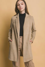 The Clyde Coat | Plaid Camel