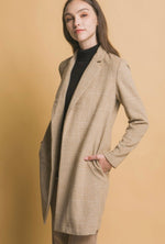 The Clyde Coat | Plaid Camel