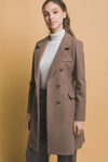 The Tiffany Button Down Coat | Cocoa