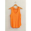 V-Neck Tank Top | White