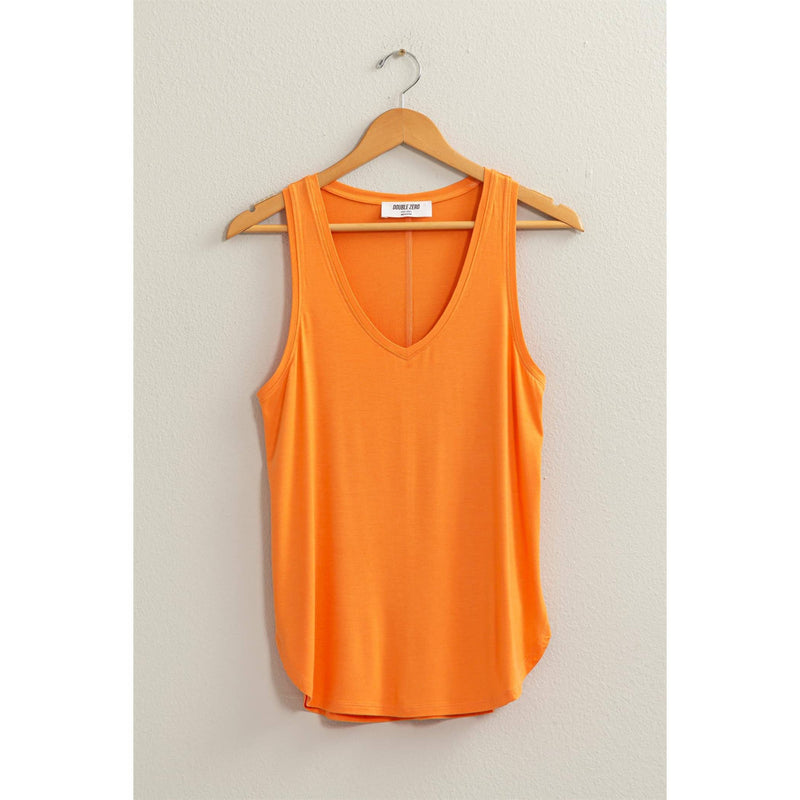 V-Neck Tank Top | White
