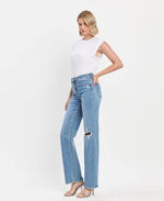 The Tara High Rise Slim Wide Leg Jeans