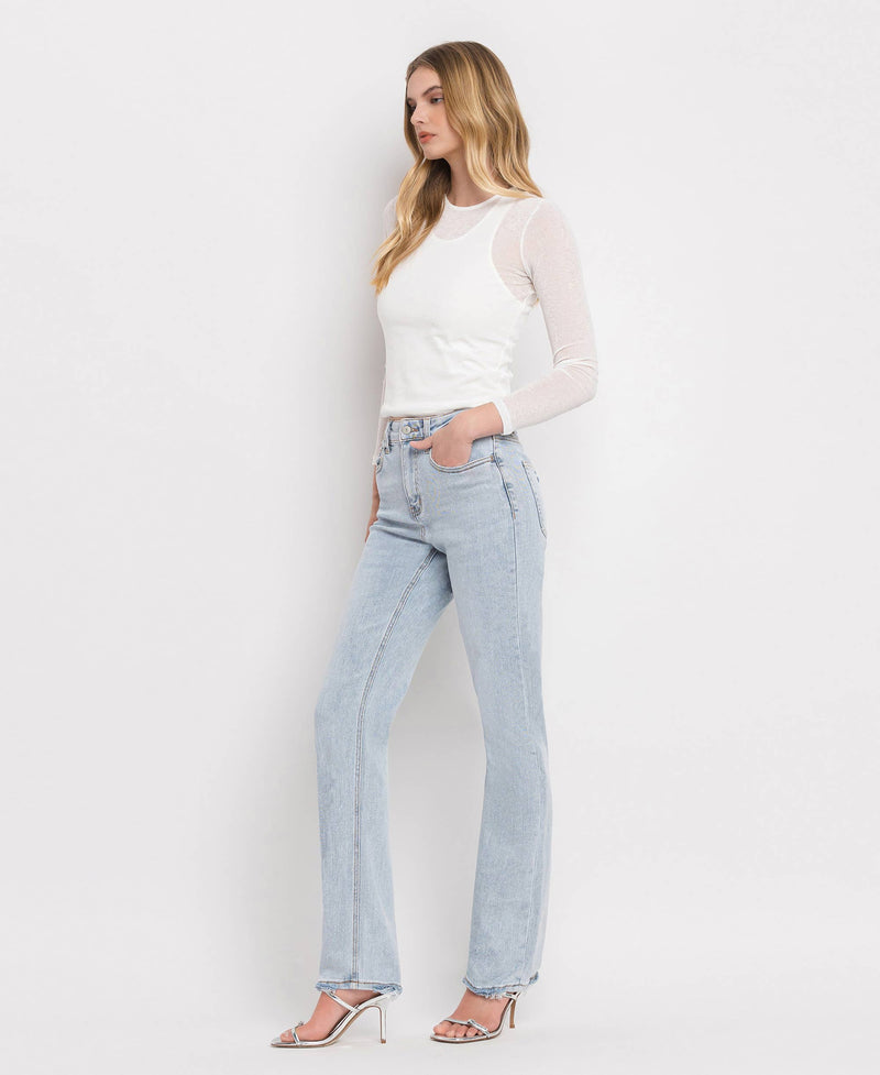 The Tamara Super High Rise Straight Jeans