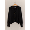 Button-Up Cardigan Sweater | Black