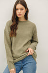 Wool Blend Ultra Soft Crewneck Sweater | Sage