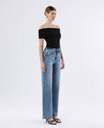The Hanson Super High Rise Wide Leg Jeans