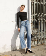 The Hanson Super High Rise Wide Leg Jeans