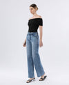 The Hanson Super High Rise Wide Leg Jeans