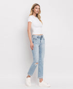 The Willie High Rise Tummy Control Straight Jeans