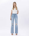 The Bay Super High Rise Flare Jeans