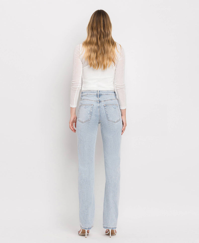 The Tamara Super High Rise Straight Jeans