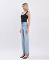 The Abby High Rise Slim Wide Leg Jeans