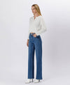 The Lauren Super High Rise Tummy Control Wide Leg Jean