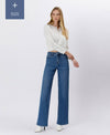 The Curvy Lauren Super High Rise Tummy Control Wide Leg Jean