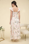 Elizabeth Sweetheart Corset Maxi Dress | Blush
