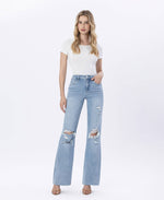 The Bay Super High Rise Flare Jeans