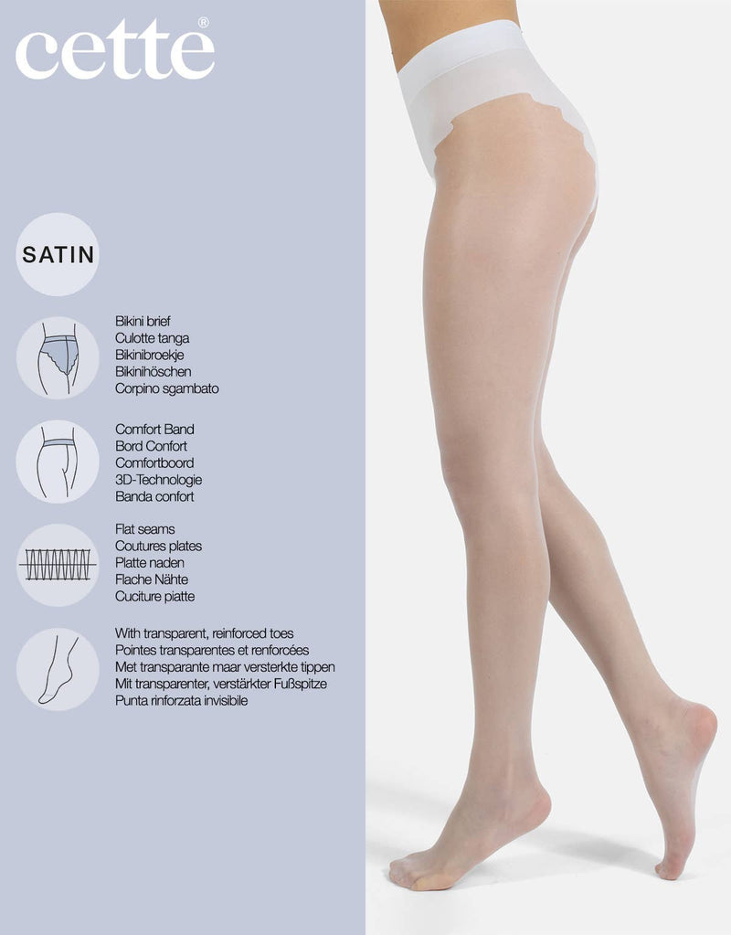 Sheer tights 20 Den Transparent Pantyhose | Black