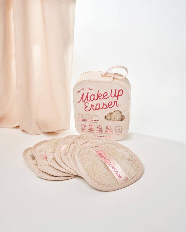 Sweet Cream 7-Day MakeUp Eraser Set