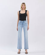 The Abby High Rise Slim Wide Leg Jeans