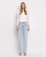 The Tamara Super High Rise Straight Jeans