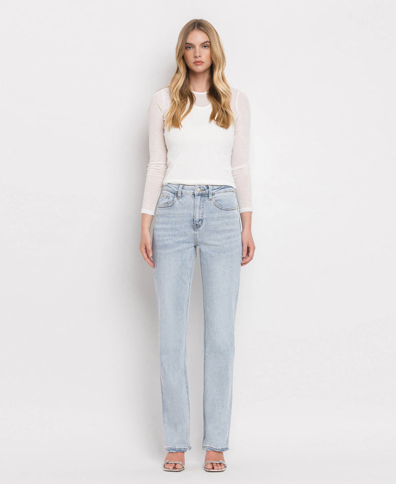 The Tamara Super High Rise Straight Jeans