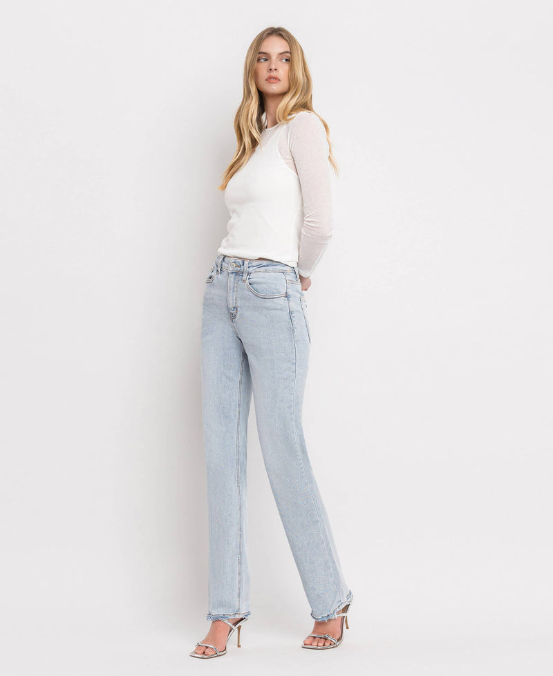 The Tamara Super High Rise Straight Jeans