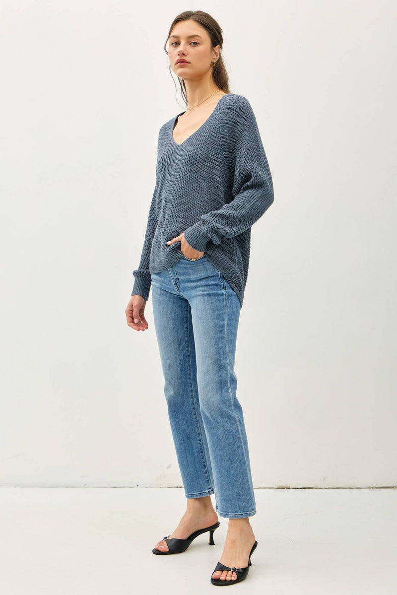 The Move Slow Sweater | Teal