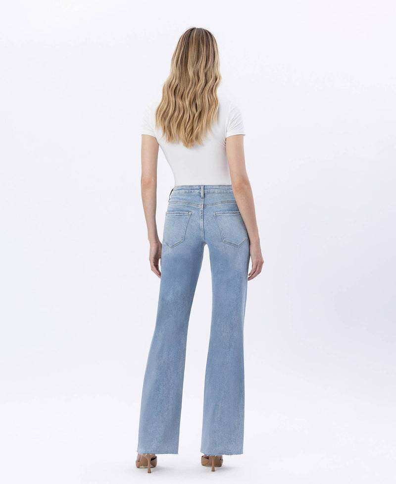 The Bay Super High Rise Flare Jeans