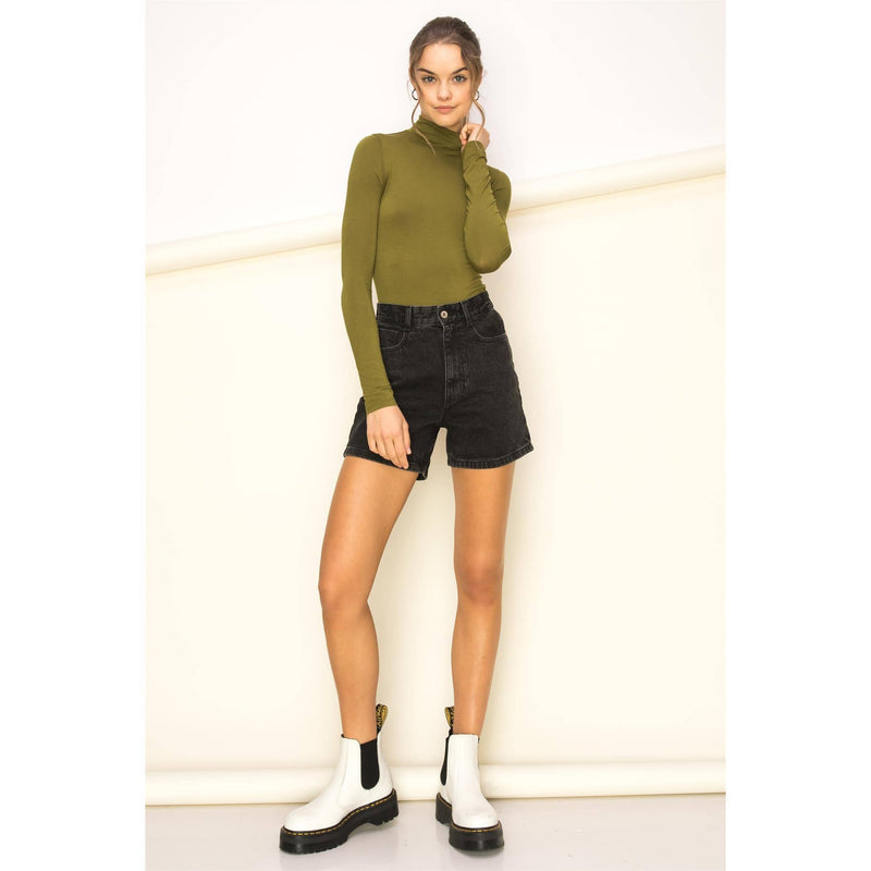 Long Sleeve Turtleneck | Olive