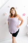 Curvy Classic Relaxed Fit Tank | Dusty Lavender - MNR Beauty Boutique