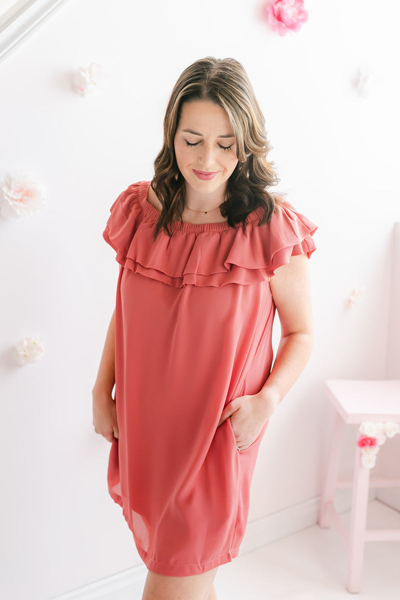 The Bianca Dress | Coral