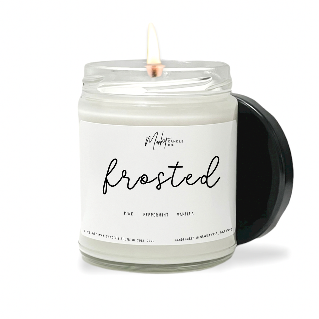 Frosted Soy Candle - MNR Beauty Boutique