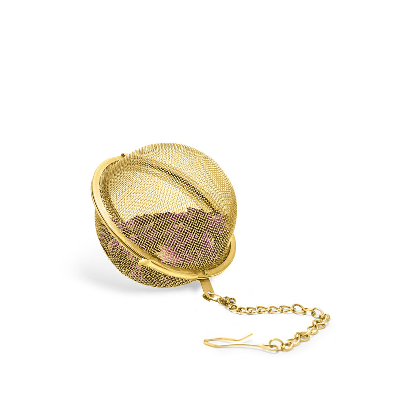 Small Tea Infuser Ball in Gold by Pinky Up® - MNR Beauty Boutique