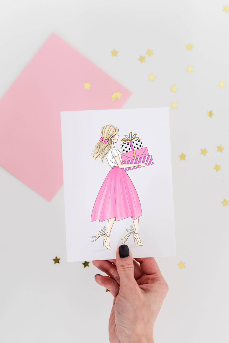 Pink Birthday Card