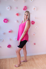 Classic Relaxed Fit Tank | Fuchsia - MNR Beauty Boutique