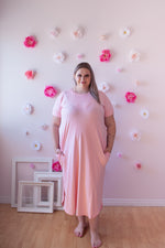 Cozy Maxi Dress | Dusty Pink