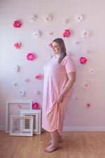 Cozy Maxi Dress | Dusty Pink