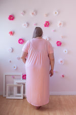 Curvy Cozy Maxi Dress | Dusty Pink