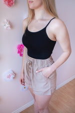 Classic Cropped Tank | Black
