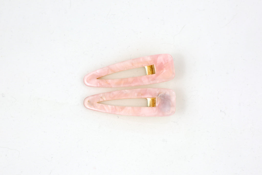 Strawberry Creamsicle Hair Clip Duo - MNR Beauty Boutique