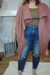 Relax Mode Cardigan | Rosewood