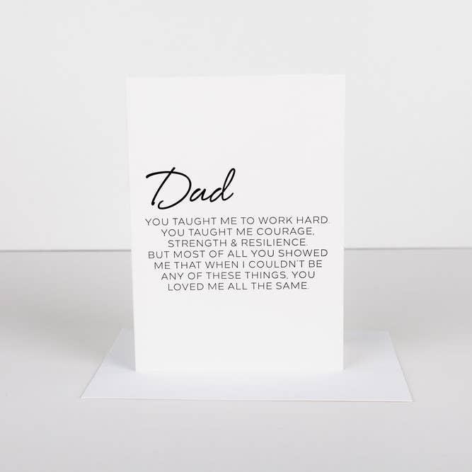 Letter To Dad Greeting Card - MNR Beauty Boutique
