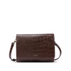 Gianna Crossbody In Brown Croco - MNR Beauty Boutique