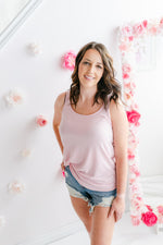 Classic Relaxed Fit Tank | Dusty Pink - MNR Beauty Boutique