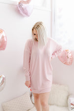 Cozy Up Lounge Sweatshirt | Dusty Pink