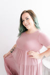 Tiered Dress | Light Rose