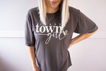 Small Town Girl Graphic Oversized Tee - MNR Beauty Boutique