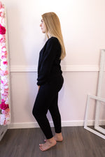 Cozy Up Sweatpant | Black