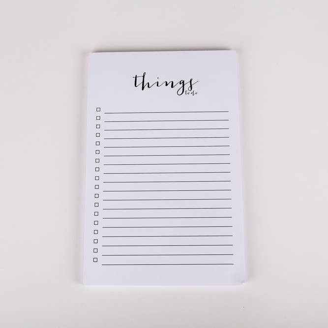 Things To Do Notepad - MNR Beauty Boutique